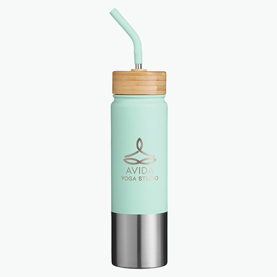 24 oz Econscious Playa Recycled Stainless Tumbler with Bamboo Lid - 24-Hour Production