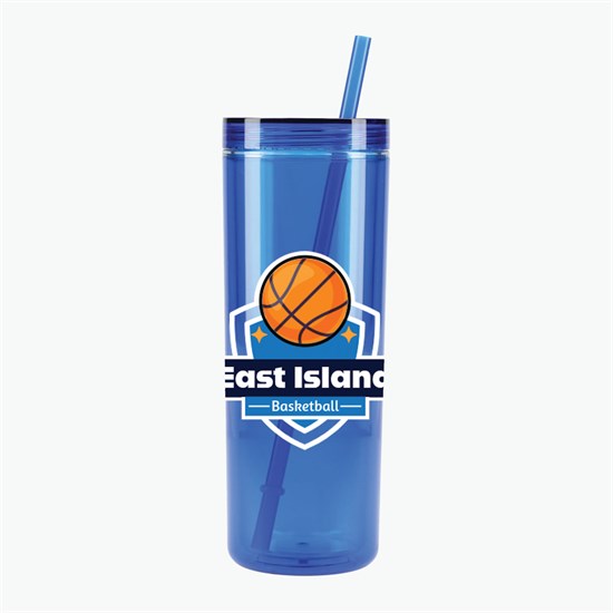 16 oz Chroma Recycled Acrylic Straw Tumbler - Full Color
