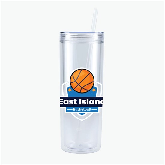 16 oz Chroma Recycled Acrylic Straw Tumbler - Full Color
