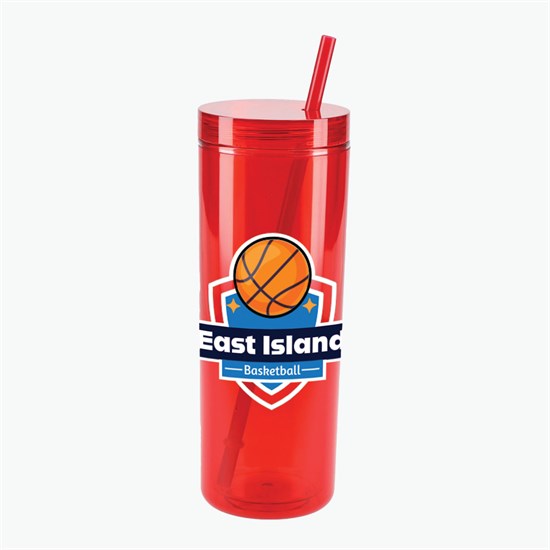 16 oz Chroma Recycled Acrylic Straw Tumbler - Full Color