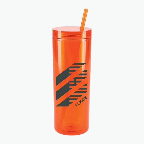 16 oz Chroma Recycled Acrylic Straw Tumbler