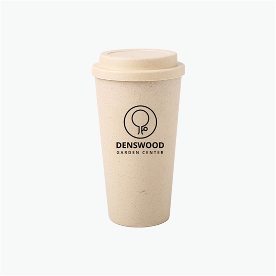 16 oz Wheat Straw Travel Tumbler - 24-Hour Production