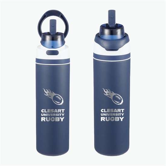 28 oz Elvin Recycled Bottle with Dual Function Lid - Engraved
