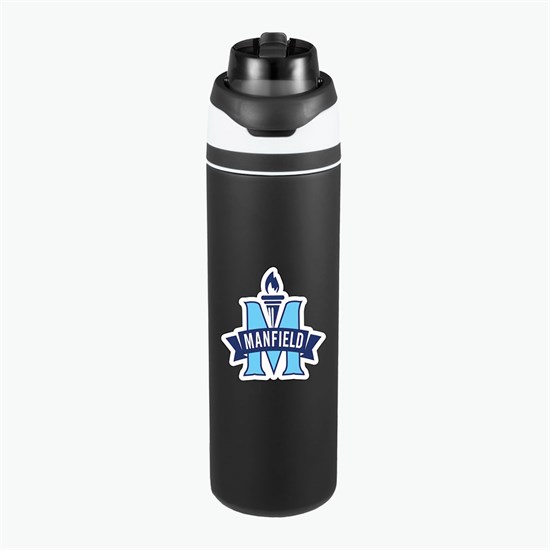 28 oz Elvin Recycled Bottle with Dual Function Lid - Full Color
