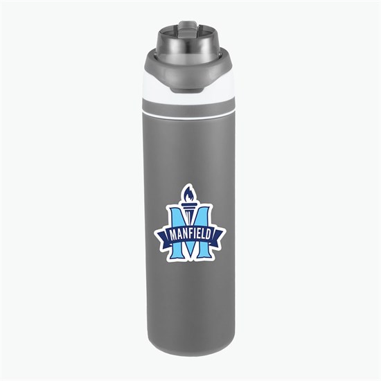 28 oz Elvin Recycled Bottle with Dual Function Lid - Full Color