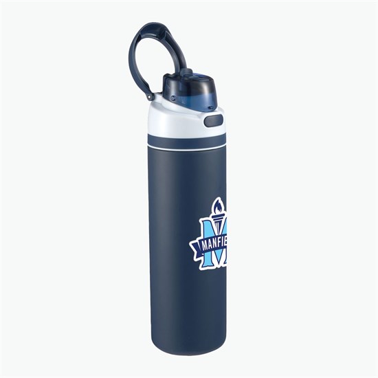 28 oz Elvin Recycled Bottle with Dual Function Lid - Full Color