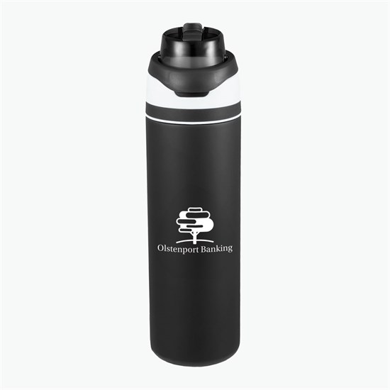 28 oz Elvin Recycled Bottle with Dual Function Lid