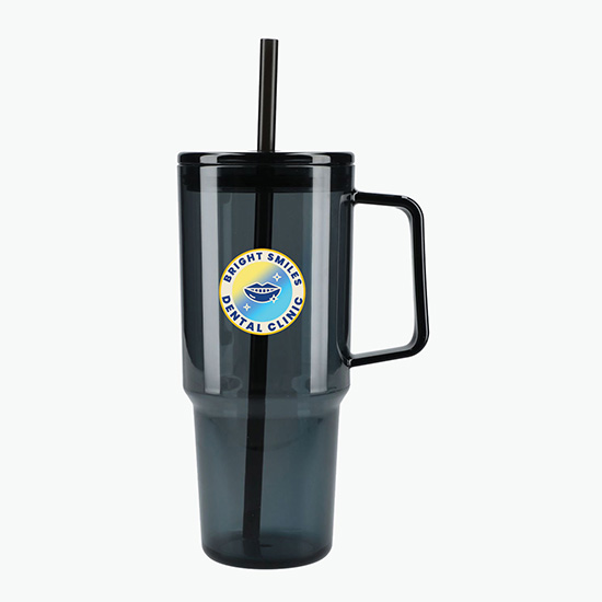 40 oz Recycled Acrylic Travel Mug - Multi-Color Imprint