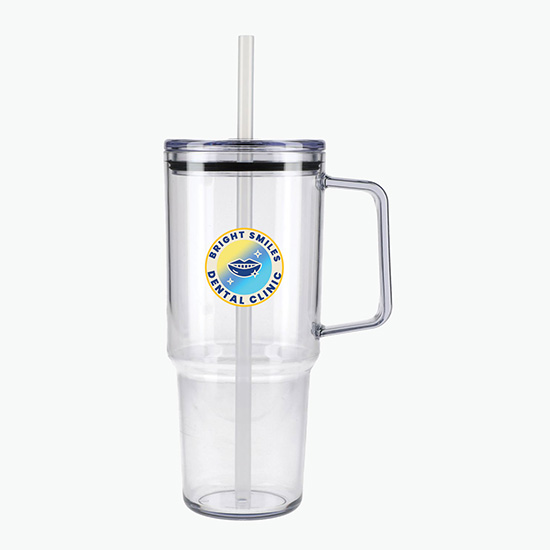 40 oz Recycled Acrylic Travel Mug - Multi-Color Imprint