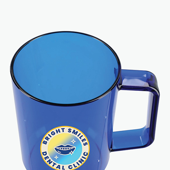40 oz Recycled Acrylic Travel Mug - Multi-Color Imprint