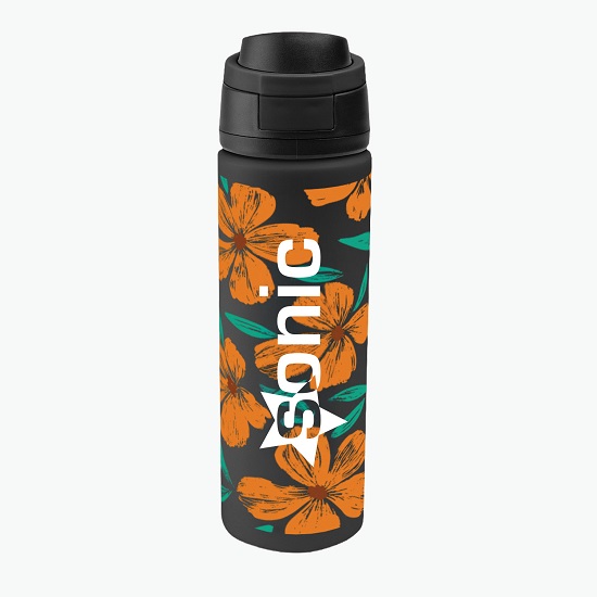 24 oz Pop Sip Recycled Stainless Steel Bottle - Full Coverage Full Color