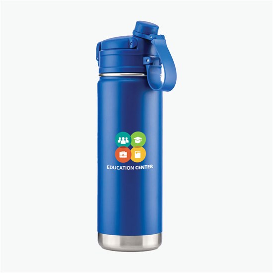 32 oz EcoPatriot Recycled Dual-Lid Bottle - Full Color
