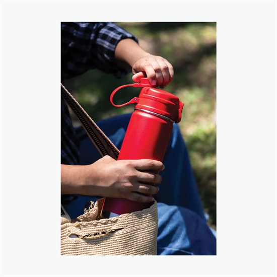 32 oz EcoPatriot Recycled Dual-Lid Bottle - Full Color