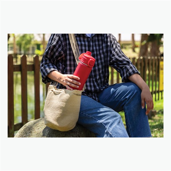 32 oz EcoPatriot Recycled Dual-Lid Bottle - Full Color