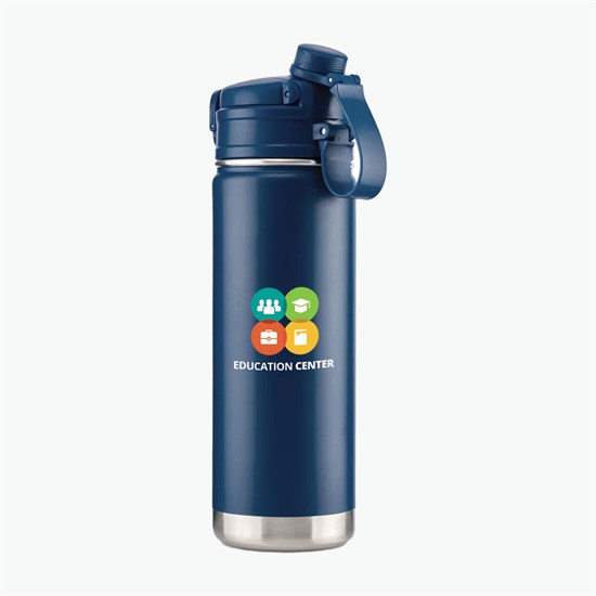 32 oz EcoPatriot Recycled Dual-Lid Bottle - Full Color