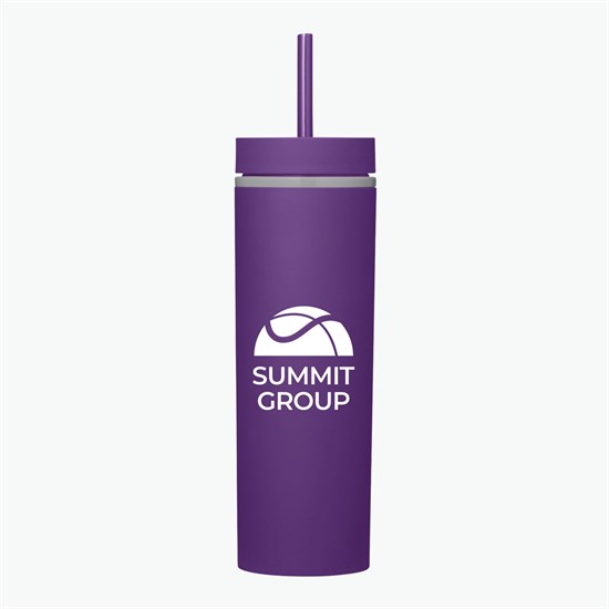 16 oz Adventure Insulated Tumbler with Straw - 24-Hour Production
