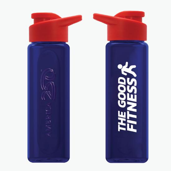 26 oz Embossed rPET Bottle with Drink-Thru Lid and Official America250 Logo