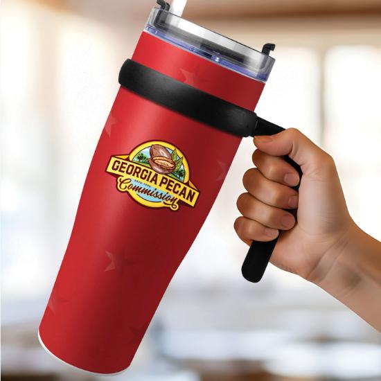 30 oz Recycled Full Color Tumbler with Star Pattern