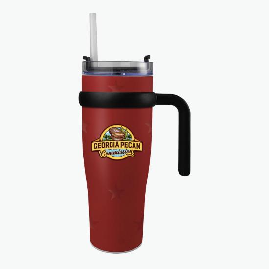 30 oz Recycled Full Color Tumbler with Star Pattern