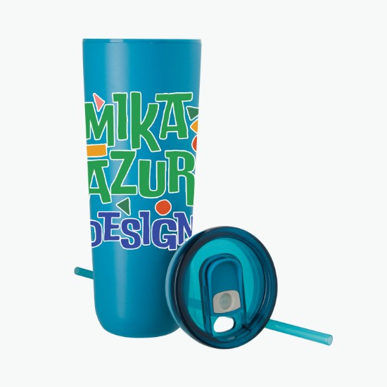 26 oz Breeze Recycled Tumbler with Straw