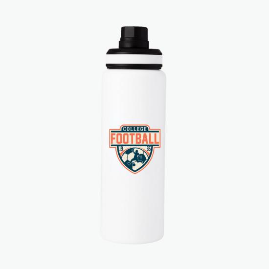 32 oz Team Recycled Stainless Water Bottle - Full Color