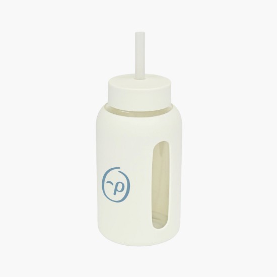 21 oz Axis Glass Bottle with Straw Lid