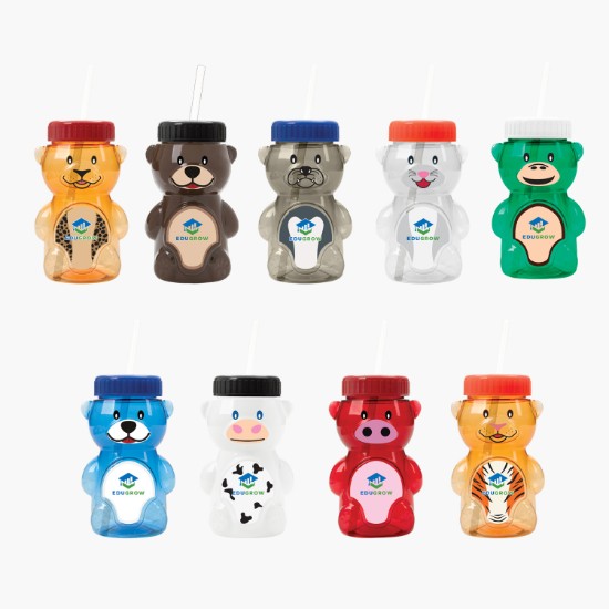 20 oz Cubbie rPET Bottle with Straw Lid