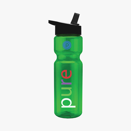 28 oz Champion Water Bottle with Flip Straw Lid - Full Color