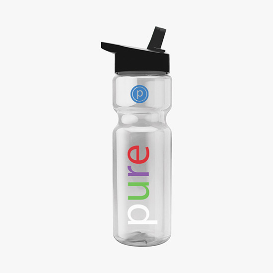 28 oz Champion Water Bottle with Flip Straw Lid - Full Color