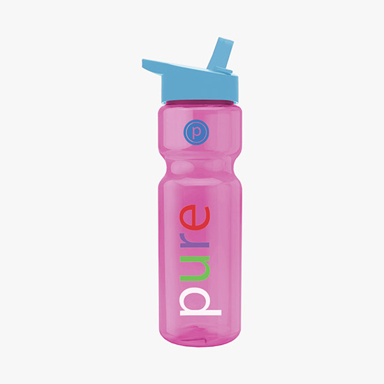 28 oz Champion Water Bottle with Flip Straw Lid - Full Color