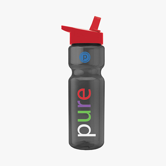 28 oz Champion Water Bottle with Flip Straw Lid - Full Color