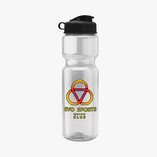 28 oz Champion Water Bottle with Flip Lid - Full Color