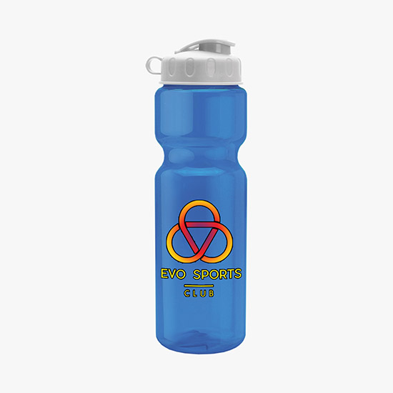 28 oz Champion Water Bottle with Flip Lid - Full Color