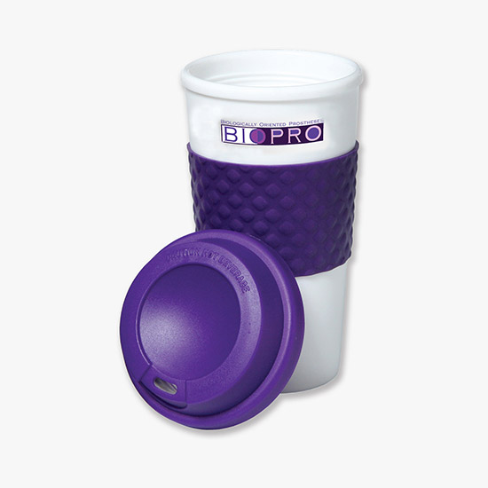 Color Banded Classic Coffee Tumbler - 16 oz. - Full Color