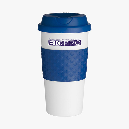 Color Banded Classic Coffee Tumbler - 16 oz. - Full Color
