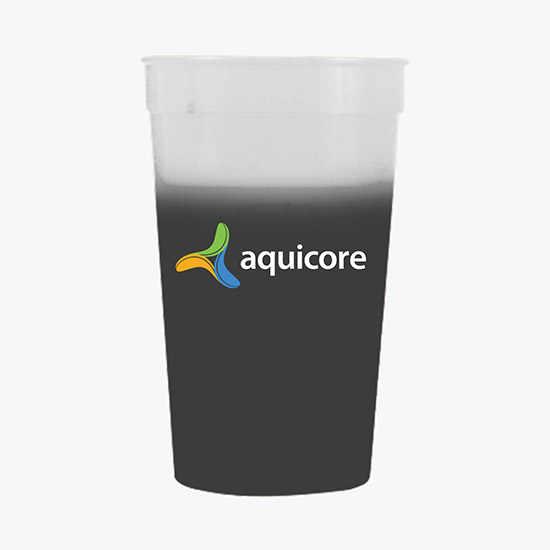 Full Color 17 oz Color Changing Stadium Cup