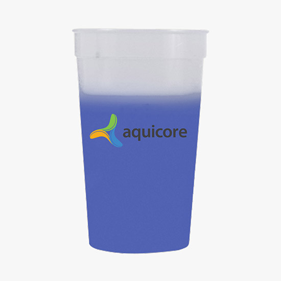 Full Color 17 oz Color Changing Stadium Cup