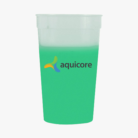 Full Color 17 oz Color Changing Stadium Cup