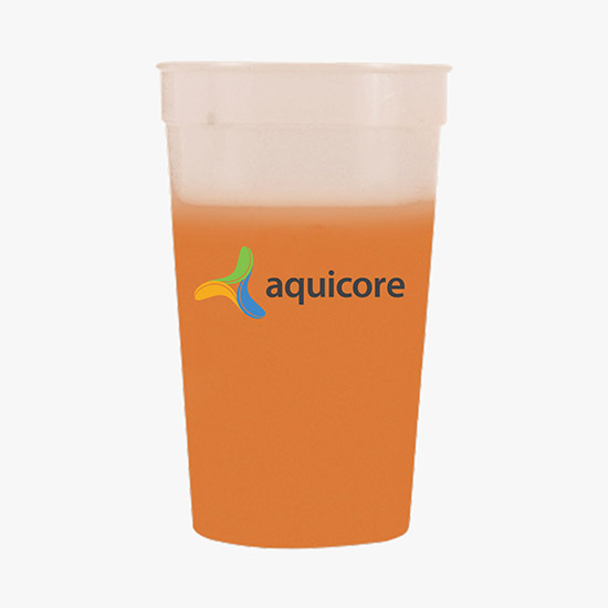 Full Color 17 oz Color Changing Stadium Cup