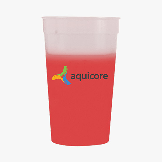 Full Color 17 oz Color Changing Stadium Cup