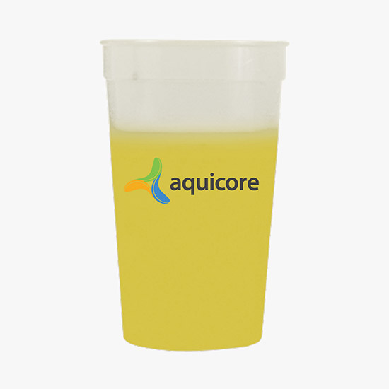 Full Color 17 oz Color Changing Stadium Cup