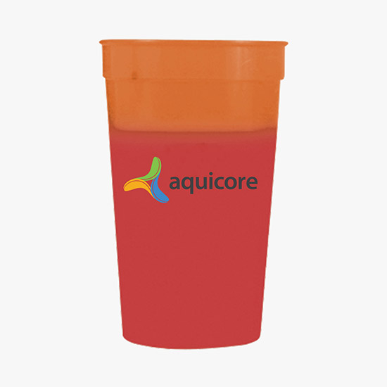 Full Color 17 oz Color Changing Stadium Cup