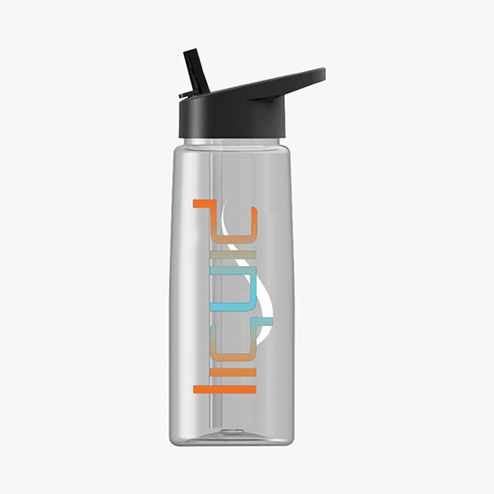 26 oz. Tritan Flair Bottle w/Flip Straw Lid - Full Color