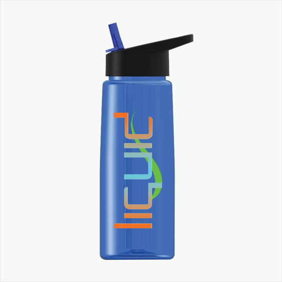 26 oz. Tritan Flair Bottle w/Flip Straw Lid - Full Color