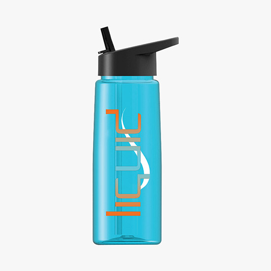 26 oz. Tritan Flair Bottle w/Flip Straw Lid - Full Color