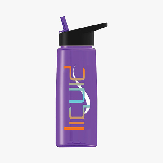 26 oz. Tritan Flair Bottle w/Flip Straw Lid - Full Color
