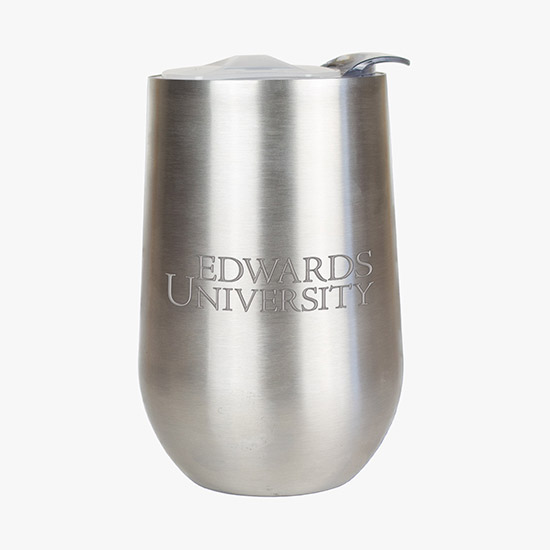 16 oz. Vacuum-Insulated Stainless Steel Wine Cup - Engraved