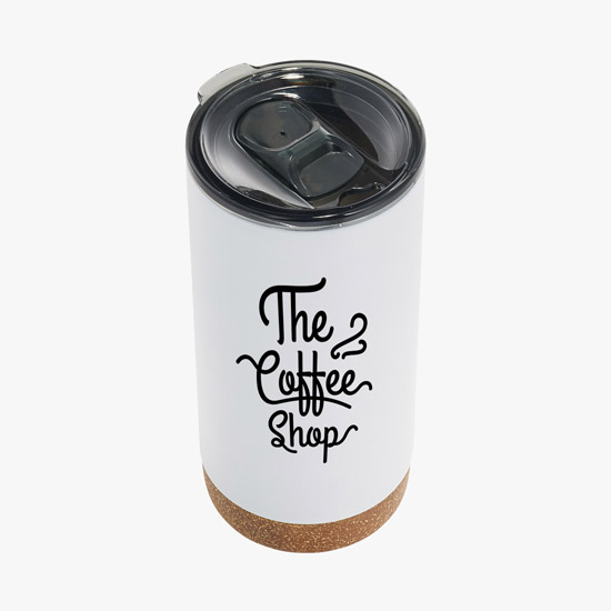 16 oz Valhalla Copper Vacuum Tumbler with Cork Bottom