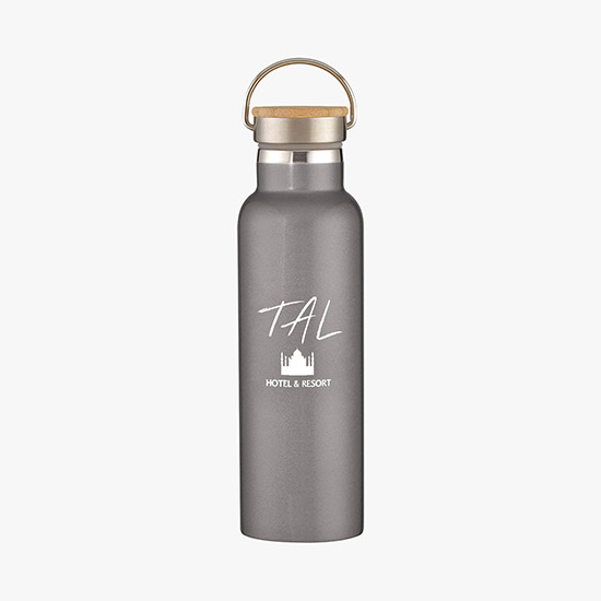 21 oz Tipton Stainless Insulated Bottle with Bamboo Lid