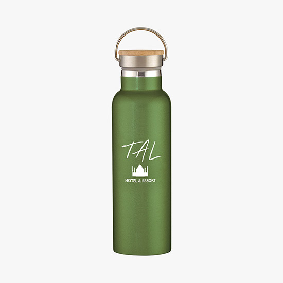 21 oz Tipton Stainless Insulated Bottle with Bamboo Lid